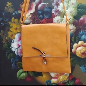 NWOT Faux Leather Shoulder Bag